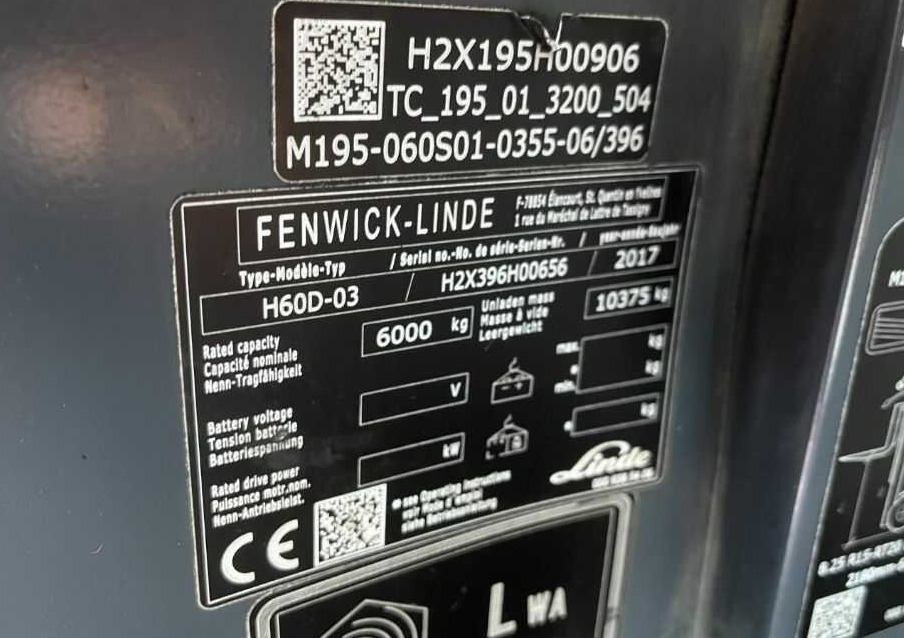 Linde H60D-03 - 柴油叉车:图4 Linde H60D-03 - 柴油叉车:图4