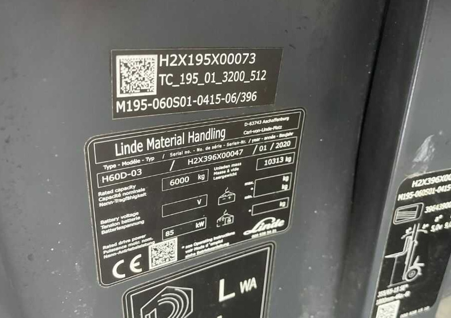 Linde H60D-03 - 柴油叉车:图4 Linde H60D-03 - 柴油叉车:图4