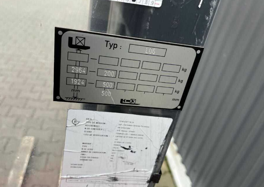 Linde L06AC - 堆垛机:图5 Linde L06AC - 堆垛机:图5