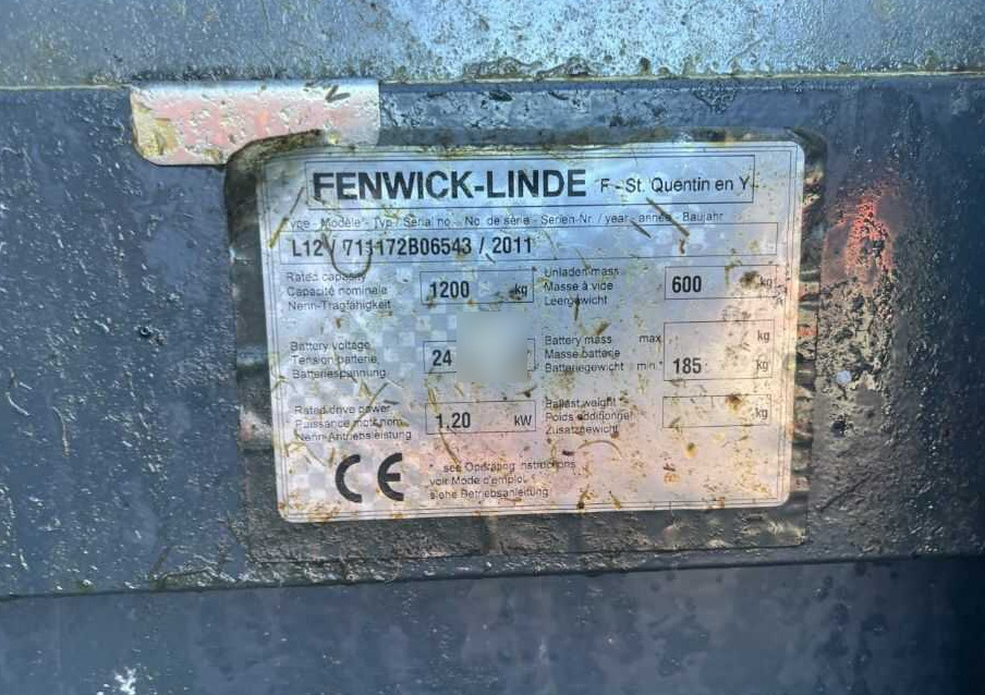 Linde L12 - 堆垛机:图4 Linde L12 - 堆垛机:图4