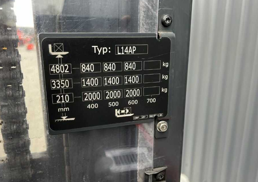 Linde L14AP - 堆垛机:图2 Linde L14AP - 堆垛机:图2