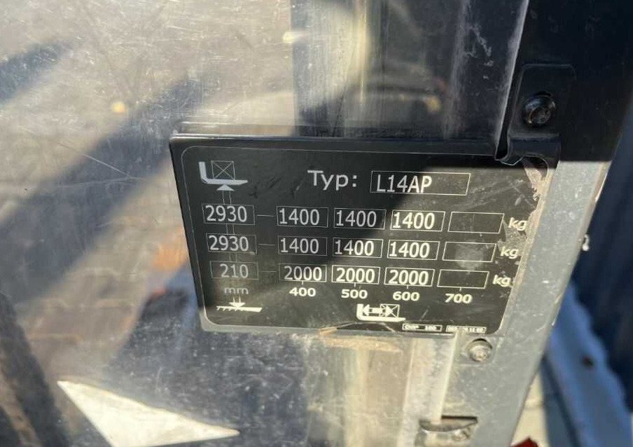 Linde L14AP - 堆垛机:图5 Linde L14AP - 堆垛机:图5