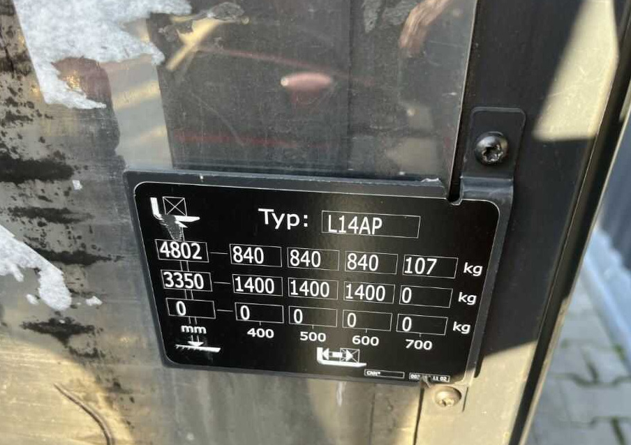 Linde L14AP - 堆垛机:图5 Linde L14AP - 堆垛机:图5