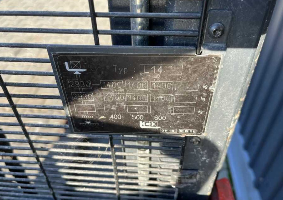 Linde L14 - 堆垛机:图5 Linde L14 - 堆垛机:图5