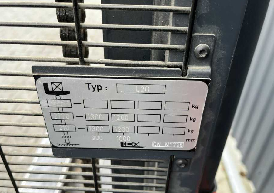 Linde L20 - 堆垛机:图5 Linde L20 - 堆垛机:图5