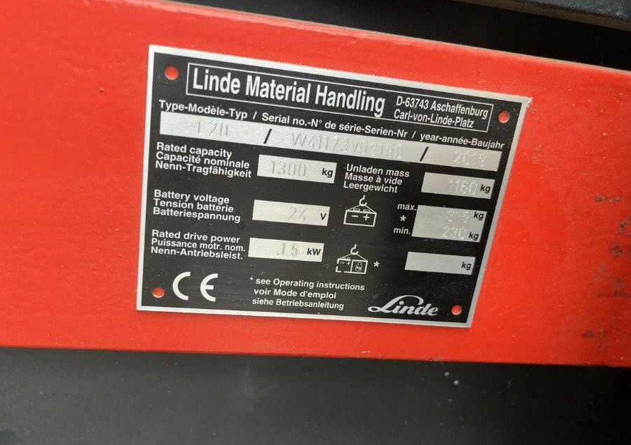 Linde L20 - 堆垛机:图4 Linde L20 - 堆垛机:图4