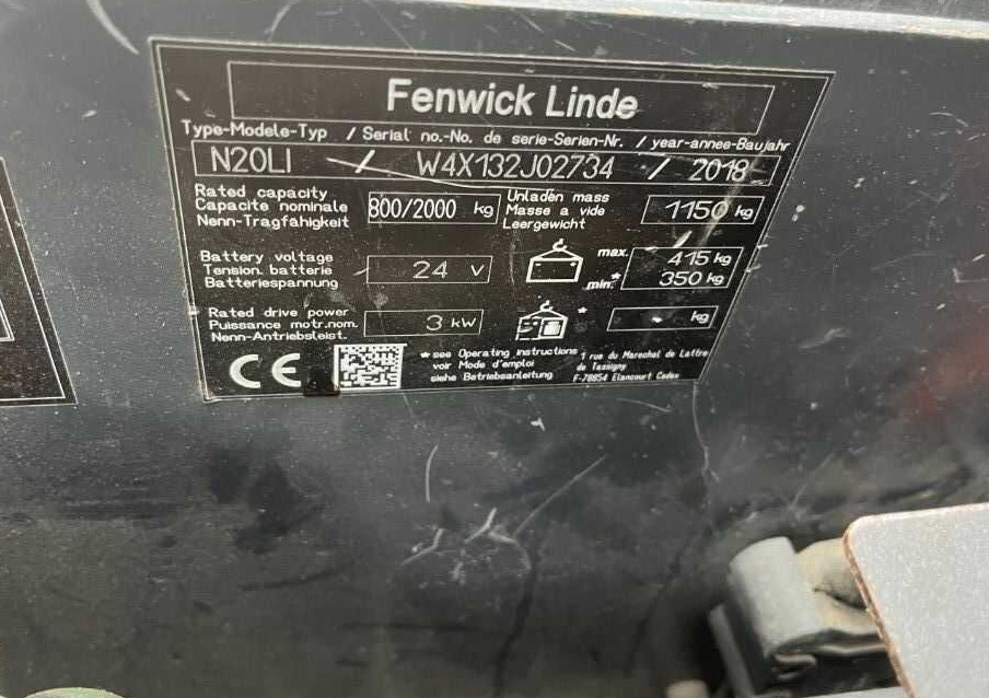 Linde N20LoL - 拣选车:图4 Linde N20LoL - 拣选车:图4