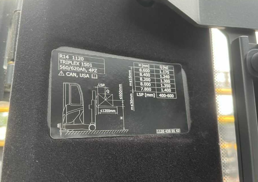 Linde R14-01 - 前移式叉车:图5 Linde R14-01 - 前移式叉车:图5