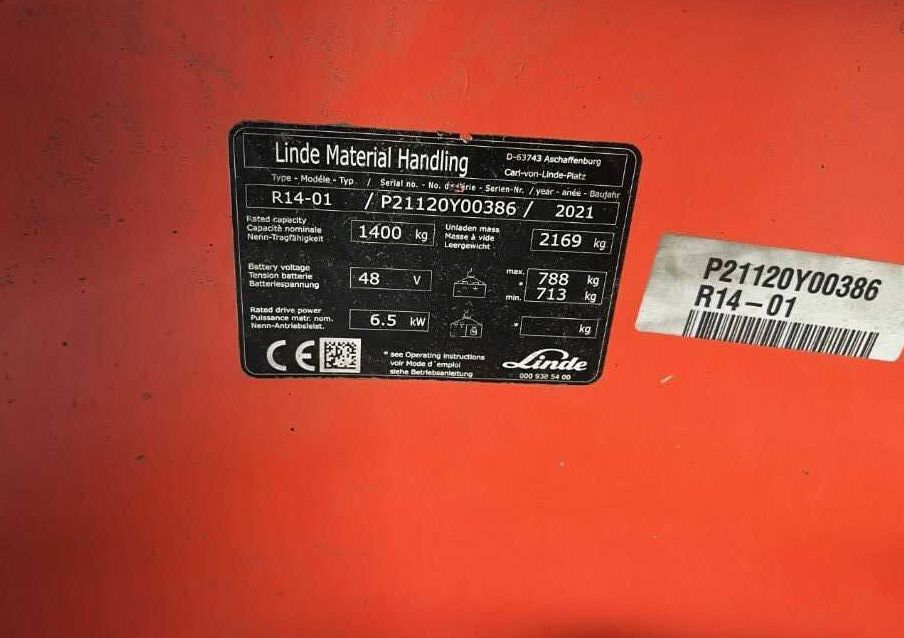 Linde R14-01 - 前移式叉车:图4 Linde R14-01 - 前移式叉车:图4