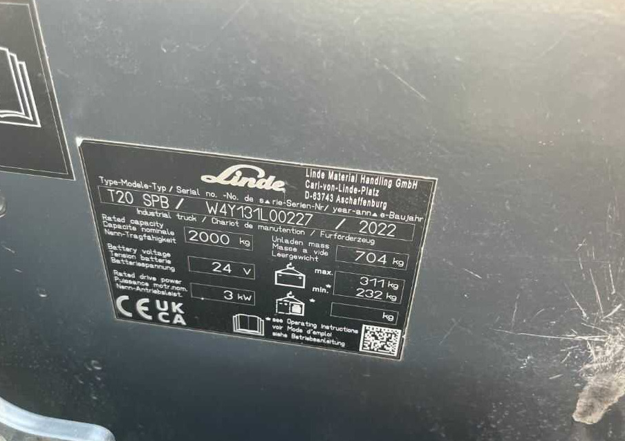 Linde T20SPB - 码垛车:图4 Linde T20SPB - 码垛车:图4