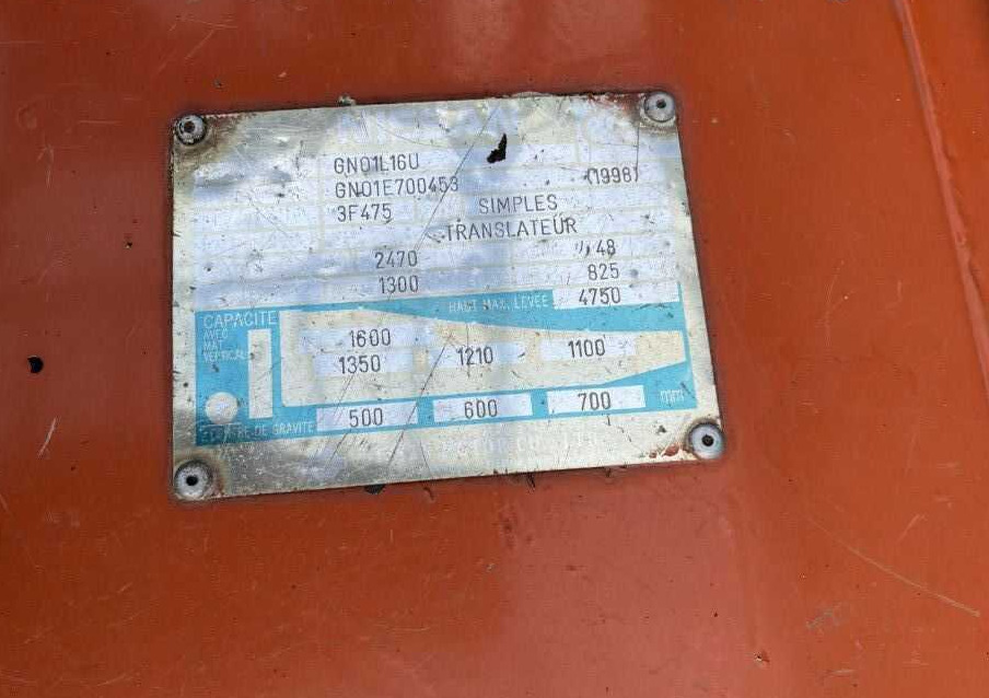 Nissan GN01L16U - 电动叉车:图4 Nissan GN01L16U - 电动叉车:图4