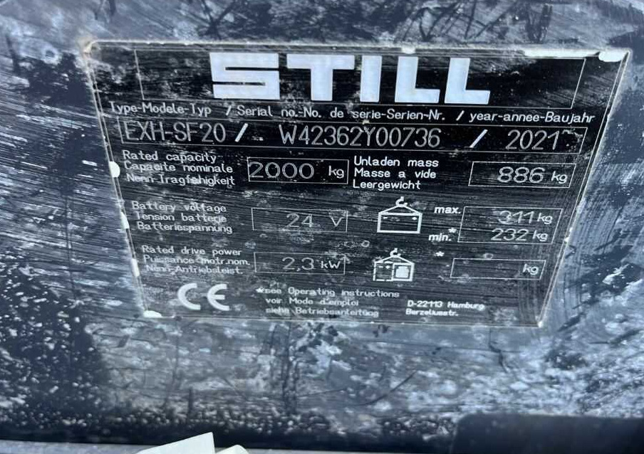 Still EXH-SF20 - 码垛车:图4 Still EXH-SF20 - 码垛车:图4