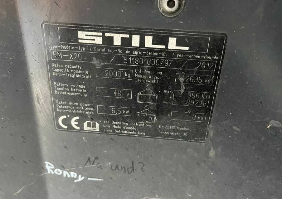 Still FM-X20 - 前移式叉车:图4 Still FM-X20 - 前移式叉车:图4