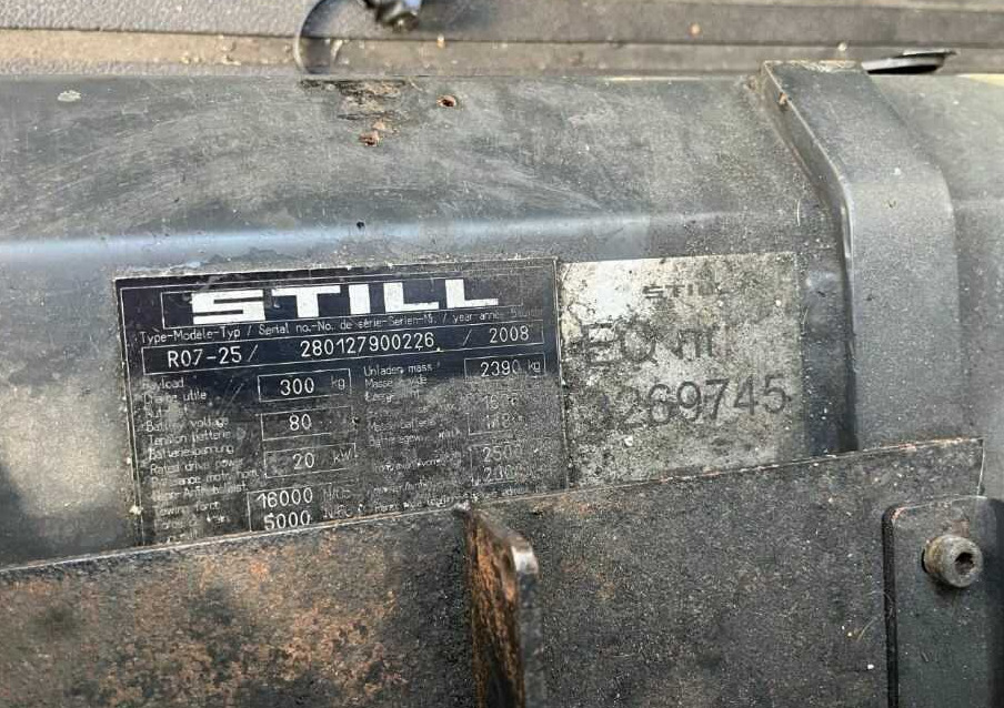 Still R07-25 - 牵引车站:图4 Still R07-25 - 牵引车站:图4