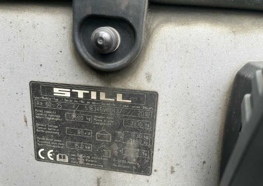 Still RX60-25 - 电动叉车:图4 Still RX60-25 - 电动叉车:图4