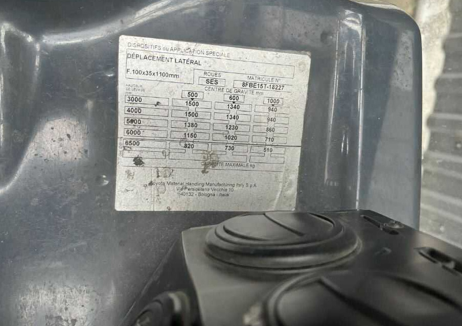 Toyota 8FBE15T - 电动叉车:图5 Toyota 8FBE15T - 电动叉车:图5