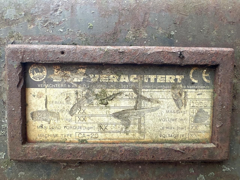 Verachtert CW 30 - 铲斗 适用于 挖掘机:图5 Verachtert CW 30 - 铲斗 适用于 挖掘机:图5