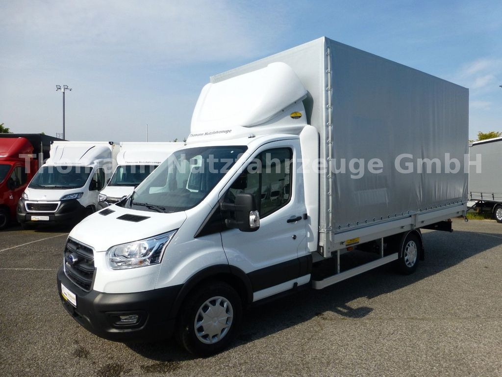 Ford Transit Pritsche Plane 4,25m Klima Temp. DAB - 侧帘货车:图2 Ford Transit Pritsche Plane 4,25m Klima Temp. DAB - 侧帘货车:图2