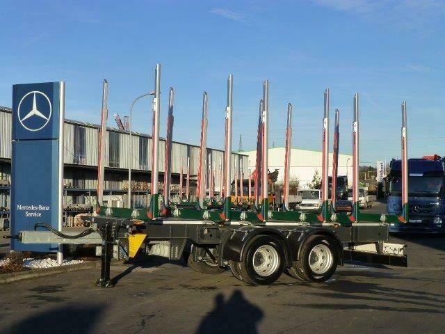 Ebert KHZA 18 Tandem-Kurzholz-Anhänger NEU Ebert KHZA 18 Tandem-Kurzholz-Anhänger NEU - 木材运输拖车:图1 Ebert KHZA 18 Tandem-Kurzholz-Anhänger NEU Ebert KHZA 18 Tandem-Kurzholz-Anhänger NEU - 木材运输拖车:图1