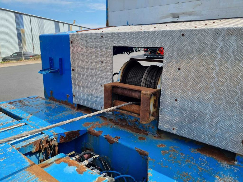低装载半拖车 Goldhofer STZ-H6-57/80A Teleskop-Tieflader Waggontransport：图12