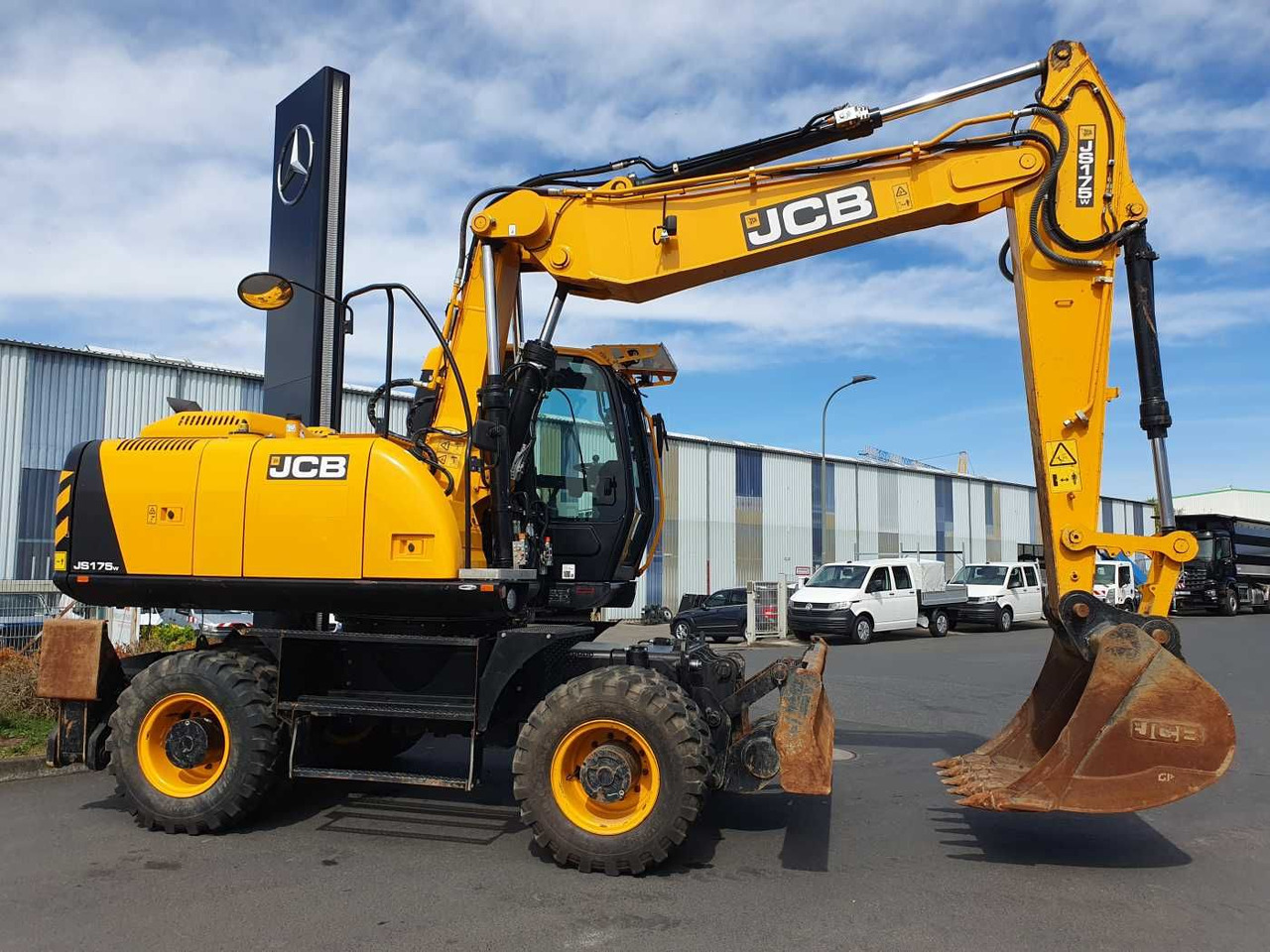 轮式挖掘机 JCB JS 175 W / 2024 / nur 622h! / 1x Tieflöffel：图6