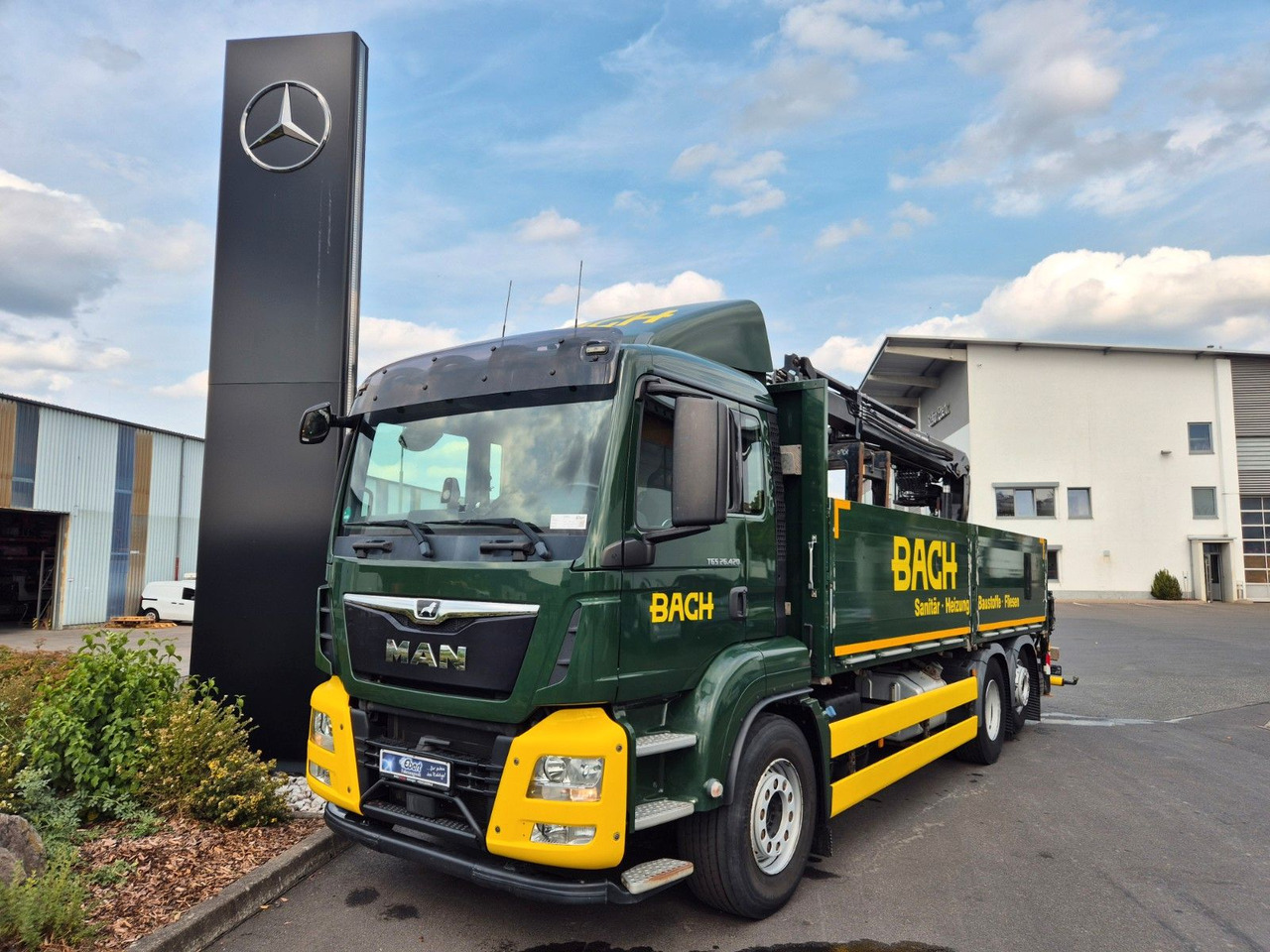 MAN TGS 26.420 6x2-4 LL Hiab 177K PRO 2 Stück - 栏板式/ 平板卡车, 起重车:图2 MAN TGS 26.420 6x2-4 LL Hiab 177K PRO 2 Stück - 栏板式/ 平板卡车, 起重车:图2