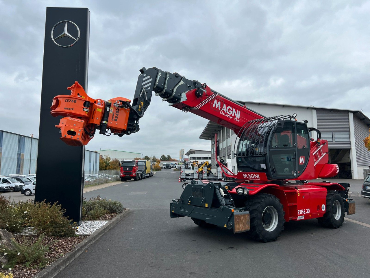 Magni RTH 6.30 SH / Fällkran / Westtech CS750 - 伸缩臂叉装车:图2 Magni RTH 6.30 SH / Fällkran / Westtech CS750 - 伸缩臂叉装车:图2