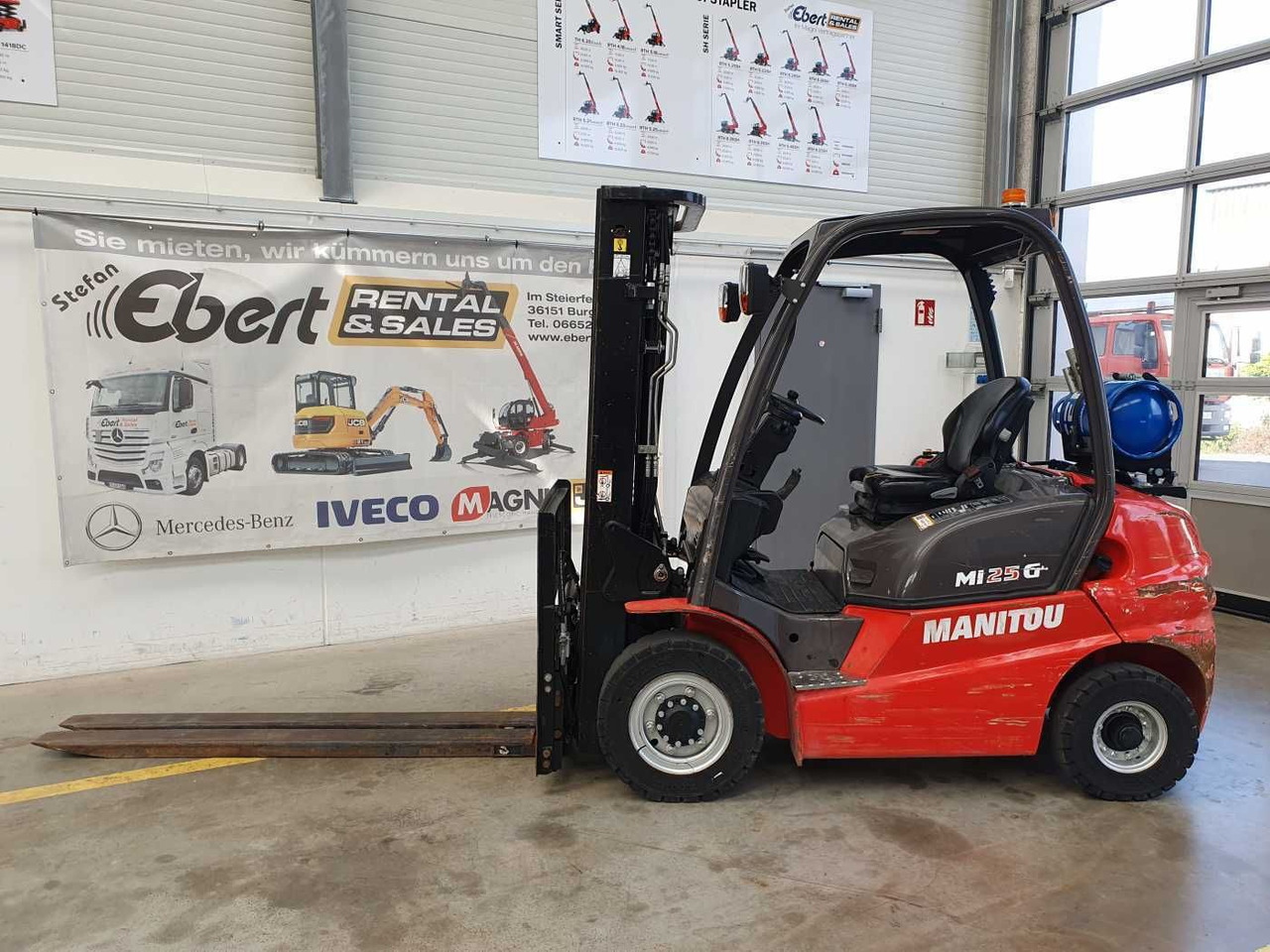 Manitou MI 25 G / Triplex: 4.70m / nur 1.976h! / SS - 液化石油气叉车:图1 Manitou MI 25 G / Triplex: 4.70m / nur 1.976h! / SS - 液化石油气叉车:图1