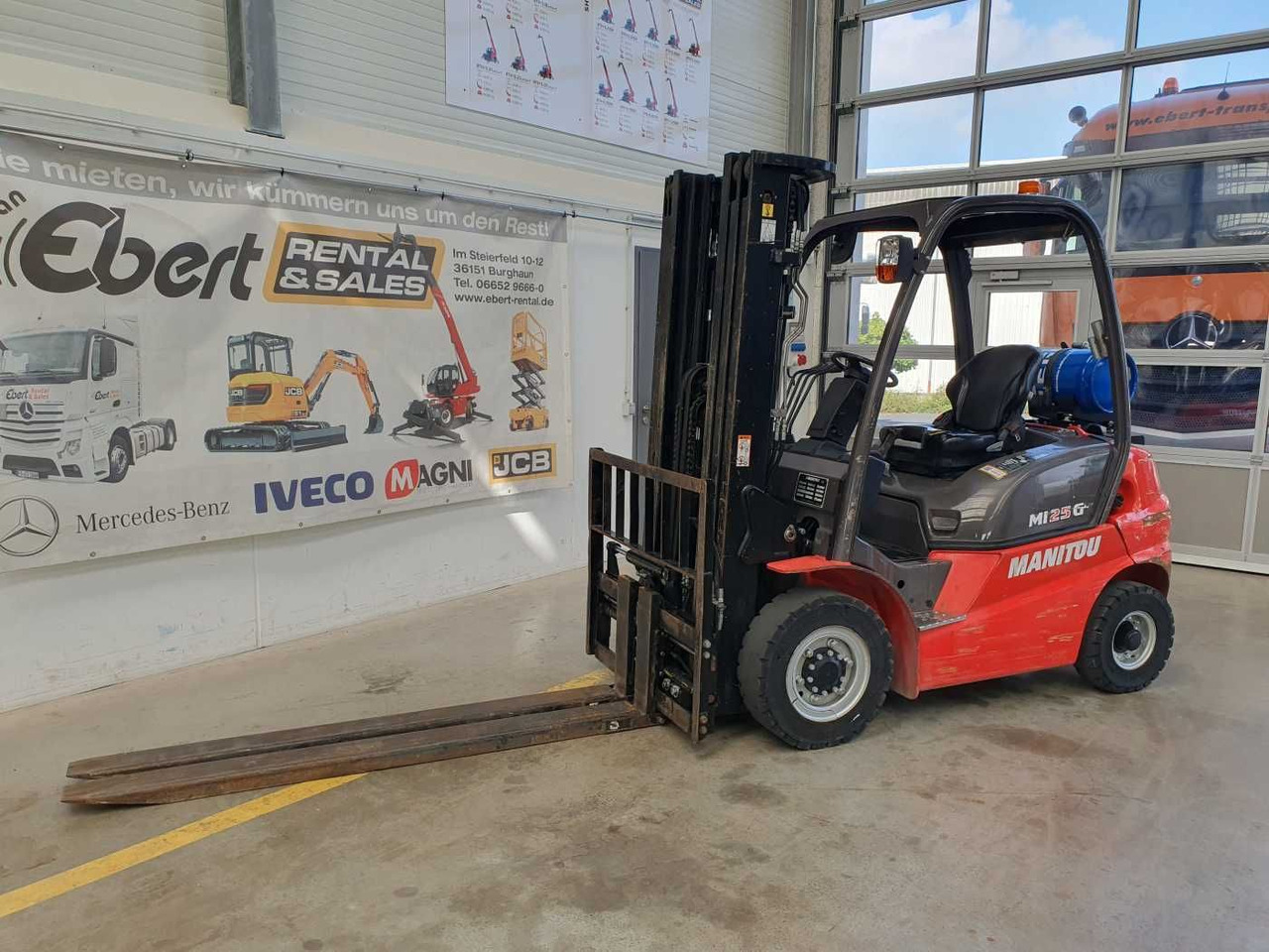 Manitou MI 25 G / Triplex: 4.70m / nur 1.976h! / SS - 液化石油气叉车:图3 Manitou MI 25 G / Triplex: 4.70m / nur 1.976h! / SS - 液化石油气叉车:图3
