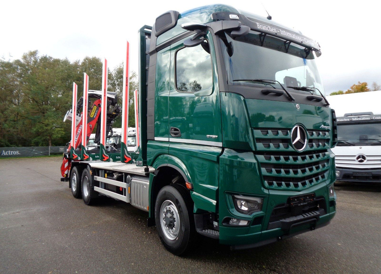 Mercedes-Benz Arocs 2551 L 6x2/4 HAD Palfinger Epsilon TZ12 - 木材运输车, 起重车:图1 Mercedes-Benz Arocs 2551 L 6x2/4 HAD Palfinger Epsilon TZ12 - 木材运输车, 起重车:图1