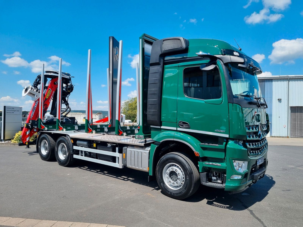 Mercedes-Benz Arocs 2651L 6x4 Palfinger-EPSILON Y Crane M12Z91 - 木材运输车, 起重车:图4 Mercedes-Benz Arocs 2651L 6x4 Palfinger-EPSILON Y Crane M12Z91 - 木材运输车, 起重车:图4