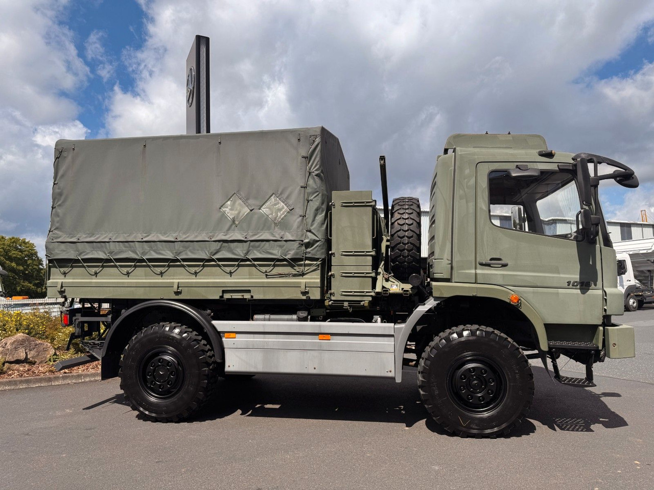 Mercedes-Benz Atego 1018 A 4x4 Singlebereifung 7 Stück vorh. - 栏板式/ 平板卡车:图5 Mercedes-Benz Atego 1018 A 4x4 Singlebereifung 7 Stück vorh. - 栏板式/ 平板卡车:图5