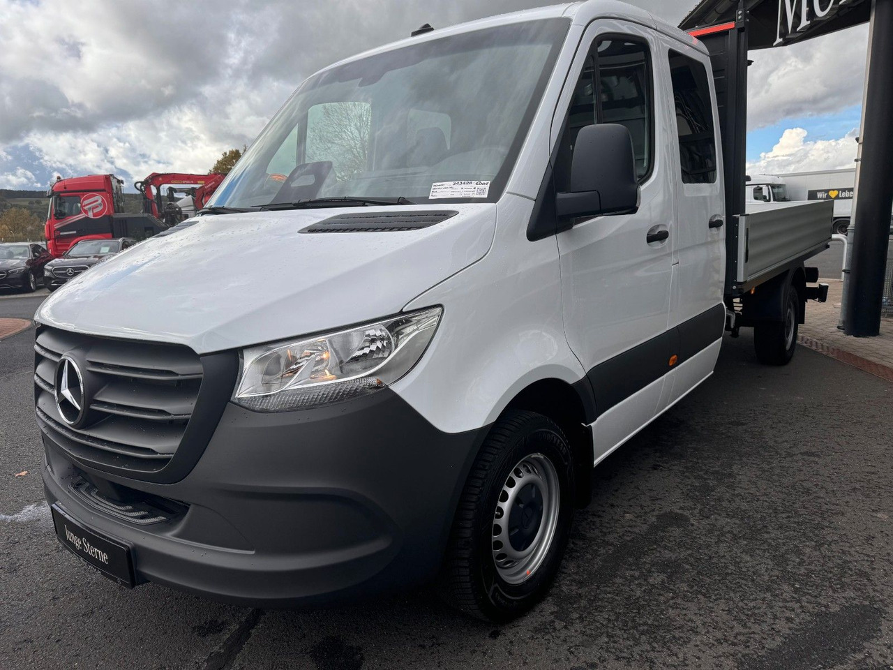 Mercedes-Benz Sprinter 317 CDI DoKa 4325 Klima AHK3,5 Kamera - 平板货车, 康比货车:图3 Mercedes-Benz Sprinter 317 CDI DoKa 4325 Klima AHK3,5 Kamera - 平板货车, 康比货车:图3