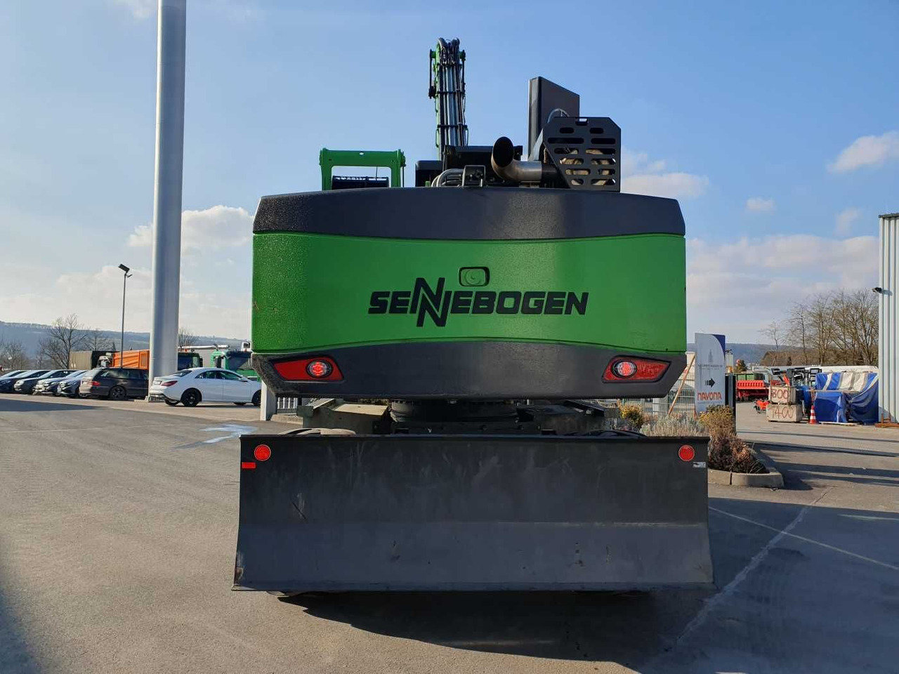 Sennebogen 718 / inkl. Albach Fällzange / nur 2.148h! - 垃圾/ 工业叉装车:图5 Sennebogen 718 / inkl. Albach Fällzange / nur 2.148h! - 垃圾/ 工业叉装车:图5