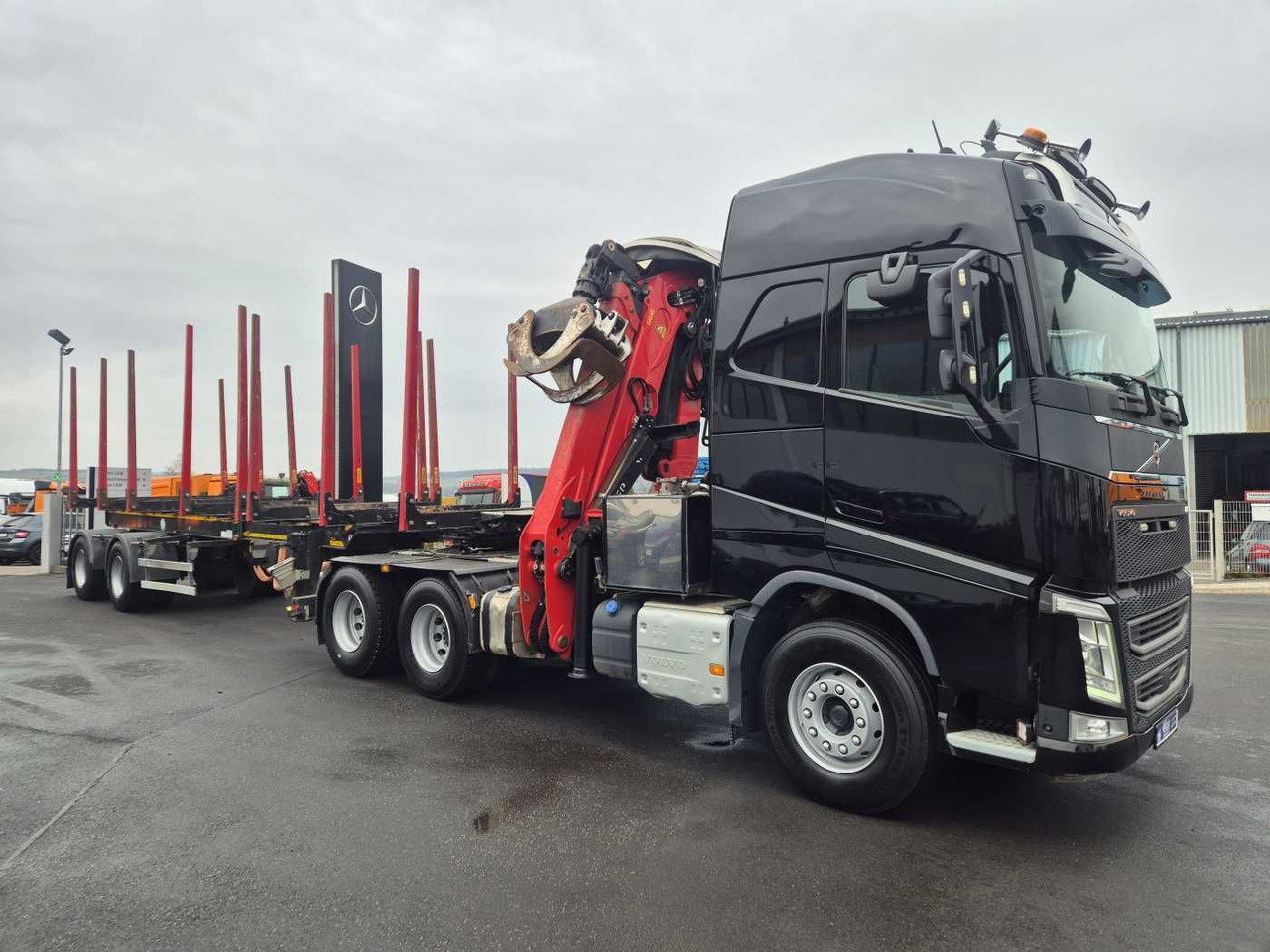 Volvo FH 540 6x4 Palfinger S260Z96 Doll Teleskop-Langh - 木材运输车:图3 Volvo FH 540 6x4 Palfinger S260Z96 Doll Teleskop-Langh - 木材运输车:图3