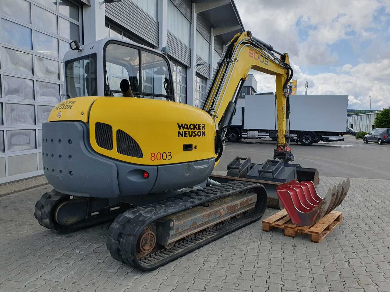 Wacker 8003 / MS08 / nur 4.035h / 2014 / Löffelpaket - 小型挖掘机:图4 Wacker 8003 / MS08 / nur 4.035h / 2014 / Löffelpaket - 小型挖掘机:图4