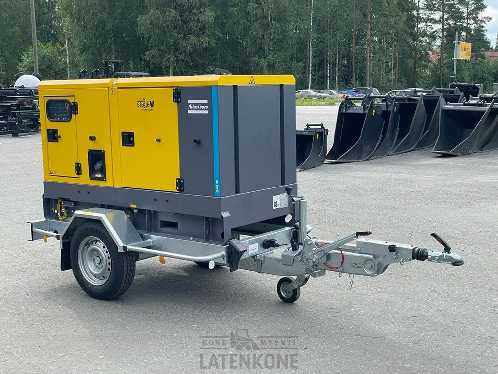 Atlas Copco QAS 30 50 Hz Generaattori StageV vetovarustuksella - 发电机组:图3 Atlas Copco QAS 30 50 Hz Generaattori StageV vetovarustuksella - 发电机组:图3