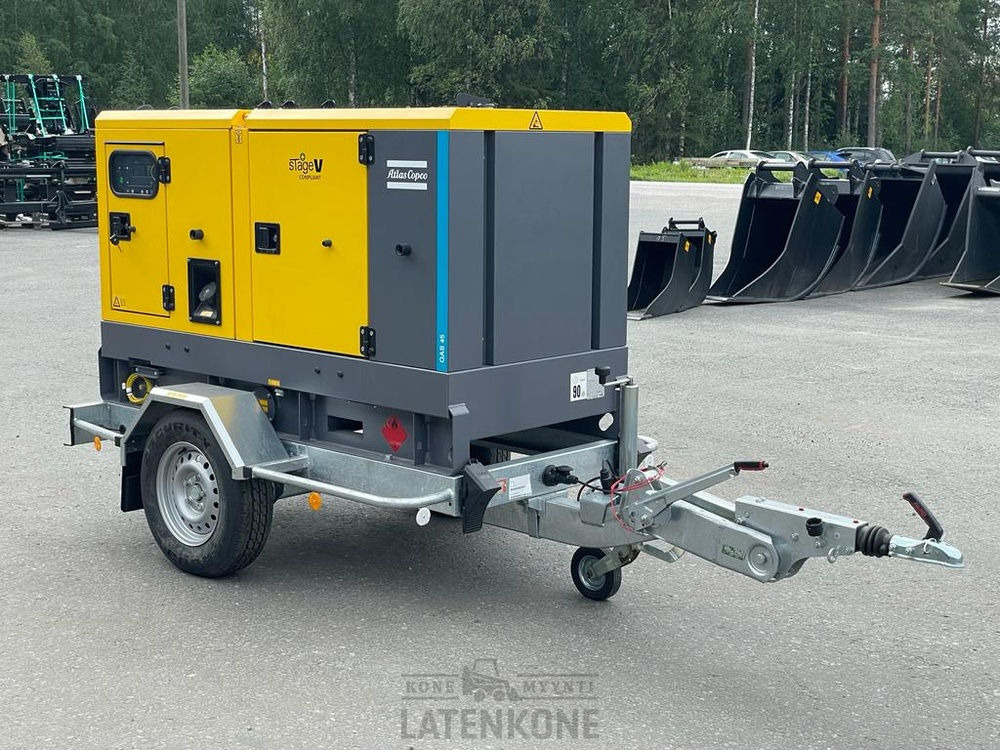 Atlas Copco QAS 45 50 Hz Generaattori StageV vetovarustuksella - 发电机组:图3 Atlas Copco QAS 45 50 Hz Generaattori StageV vetovarustuksella - 发电机组:图3