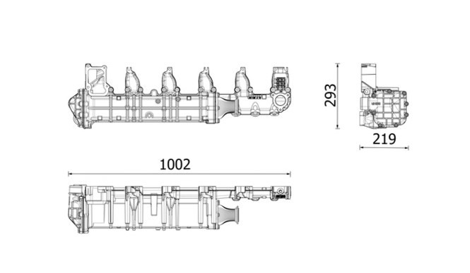 MAHLE EGR Mercedes-Benz Actros MP4/ MP5/ Antos/ Arocs EURO 6 A4711406675 - EGR冷却器 适用于 卡车:图3 MAHLE EGR Mercedes-Benz Actros MP4/ MP5/ Antos/ Arocs EURO 6 A4711406675 - EGR冷却器 适用于 卡车:图3