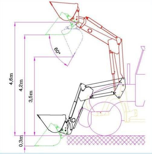 Hydrometal ładowacz czołowy AT-50 - 牵引车前端装载机:图3 Hydrometal ładowacz czołowy AT-50 - 牵引车前端装载机:图3