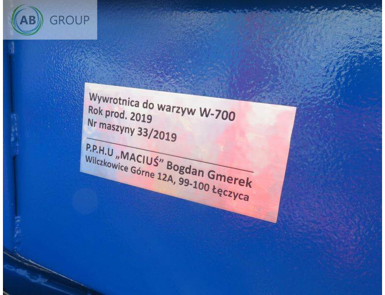 Maciuś Kistenkipper W-700/Tippler box pallets/Volt - 收割后设备:图4 Maciuś Kistenkipper W-700/Tippler box pallets/Volt - 收割后设备:图4