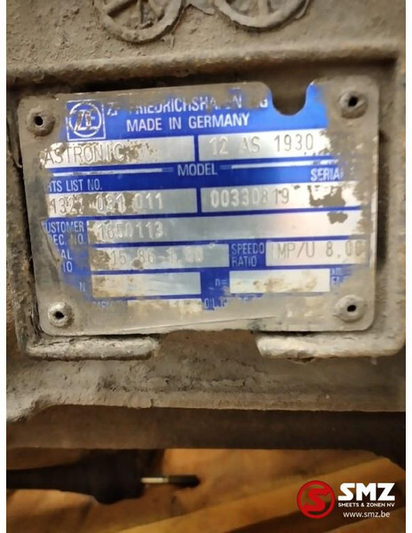 DAF Occ versnellingsbak Daf XF95 12AS1930TD - 变速箱 适用于 卡车:图5 DAF Occ versnellingsbak Daf XF95 12AS1930TD - 变速箱 适用于 卡车:图5