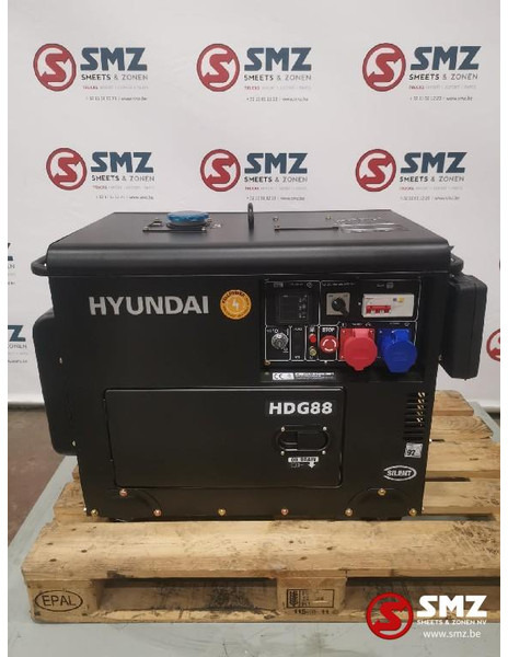 Hyundai Stroomgroep Hyundai HDG88 8KVA 14HP - 建筑机械:图1 Hyundai Stroomgroep Hyundai HDG88 8KVA 14HP - 建筑机械:图1