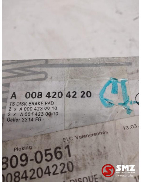 Mercedes-Benz Set remblokken mercedes sprinter w909 a0084204220 - 制动片 适用于 卡车:图2 Mercedes-Benz Set remblokken mercedes sprinter w909 a0084204220 - 制动片 适用于 卡车:图2
