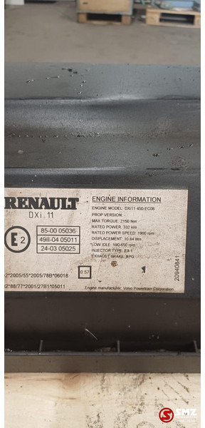 Renault Occ kleppendeksel DXI11 Renault - 发动机及其零件 适用于 卡车:图5 Renault Occ kleppendeksel DXI11 Renault - 发动机及其零件 适用于 卡车:图5