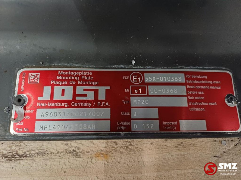 Jost Occ koppelschotel + montageplaat JSK36D JOST - 备用轮联轴器 适用于 卡车:图5 Jost Occ koppelschotel + montageplaat JSK36D JOST - 备用轮联轴器 适用于 卡车:图5