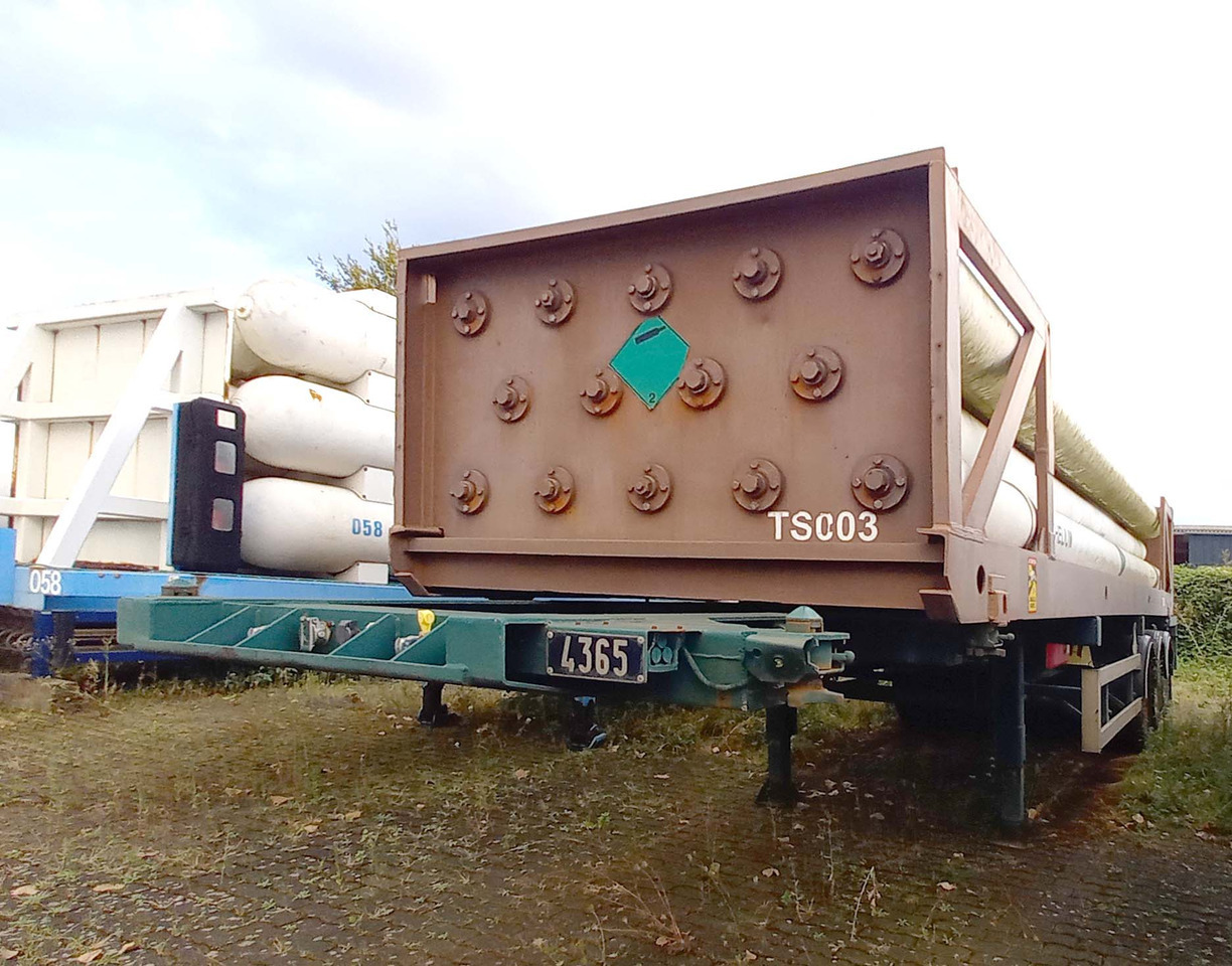 FRUEHAUF Gas tank tube semi-trailer used for compressed helium, hydrogen, Wasserstoff - 液罐半拖车:图2 FRUEHAUF Gas tank tube semi-trailer used for compressed helium, hydrogen, Wasserstoff - 液罐半拖车:图2