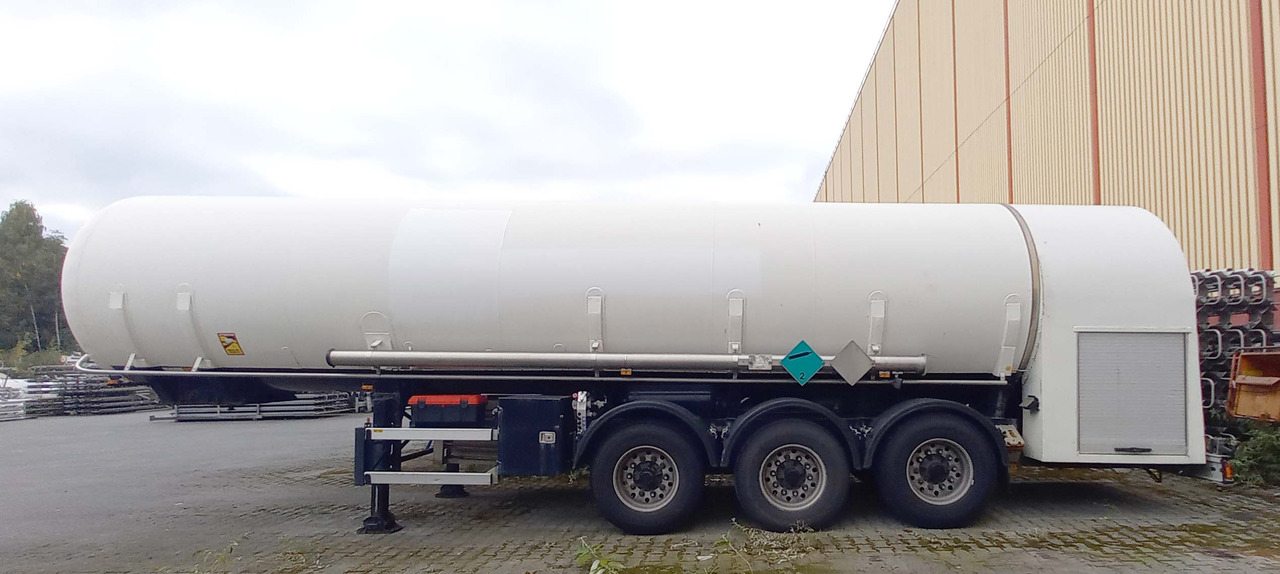 GOFA Gas tank semi-trailer cryogenic used for nitrogen, argon, oxygen, LIN, LOX, LAR - 液罐半拖车:图3 GOFA Gas tank semi-trailer cryogenic used for nitrogen, argon, oxygen, LIN, LOX, LAR - 液罐半拖车:图3