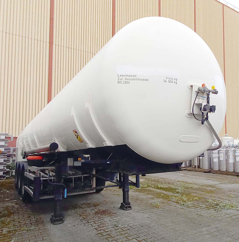 GOFA Gas tank semi-trailer cryogenic used for nitrogen, argon, oxygen, LIN, LOX, LAR - 液罐半拖车:图1 GOFA Gas tank semi-trailer cryogenic used for nitrogen, argon, oxygen, LIN, LOX, LAR - 液罐半拖车:图1