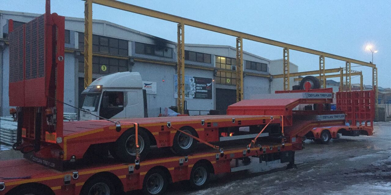 新的 低装载半拖车 CEYLAN 2 AXLES STANDART & EXTENDABLE LOWBED：图8